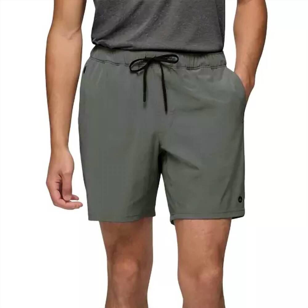NEW PRANA discovery trail hybrid shorts in thyme